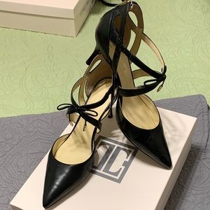 Ivanka Trump Black leather Heels